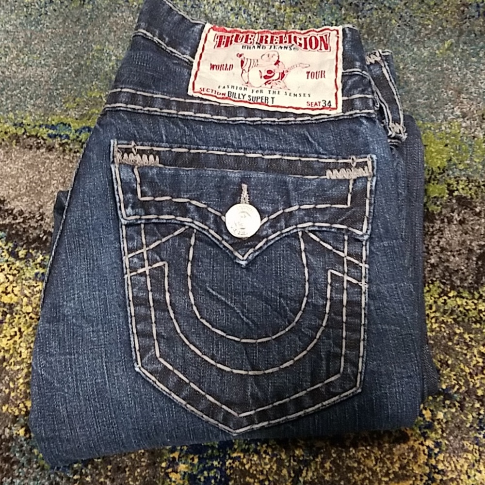 True Religion EUC 30/34 "Billy Super T" jeans